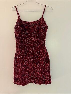 Sequin red dress BP Nordstrom